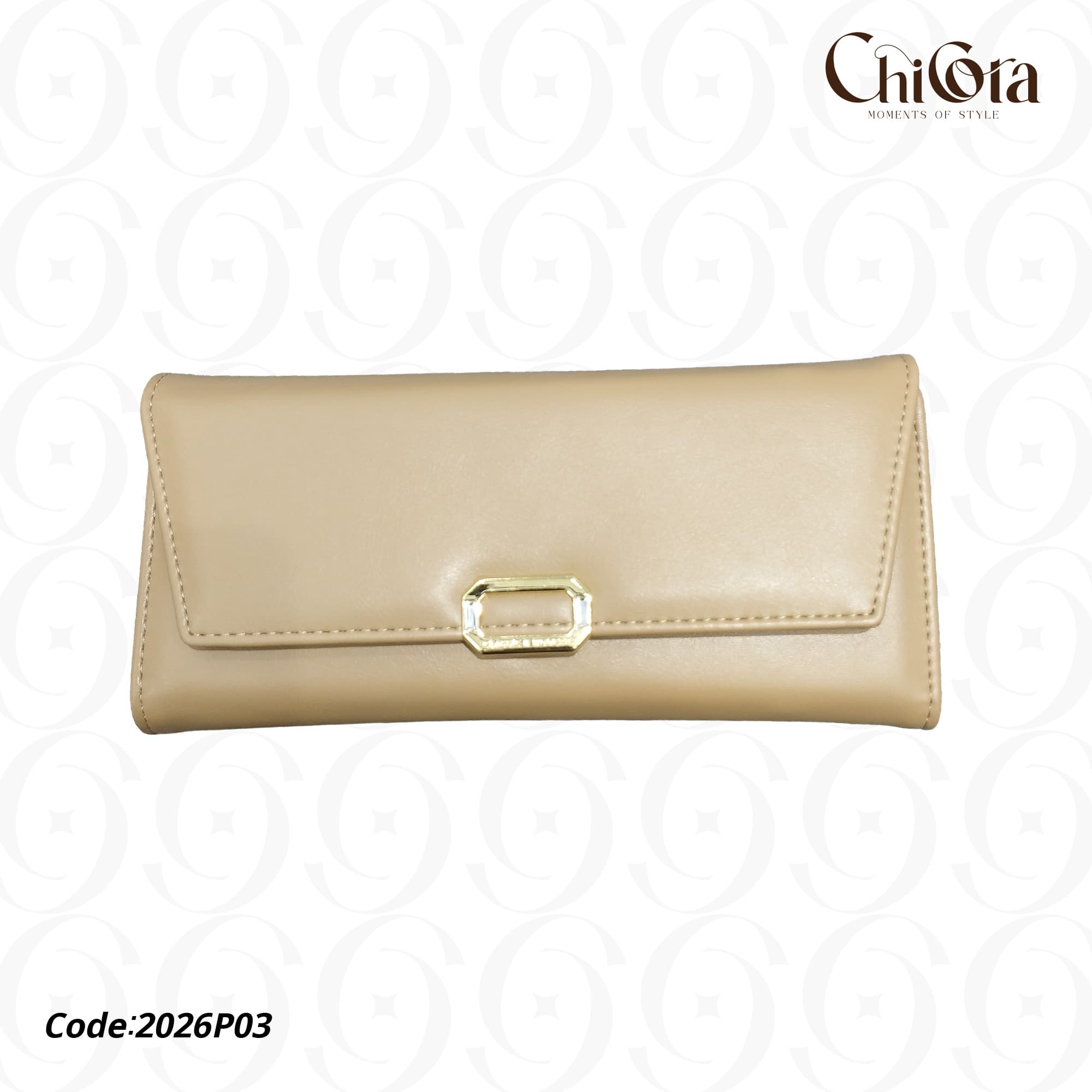 Elegant Lock Envelope Clutch - Bag - Store