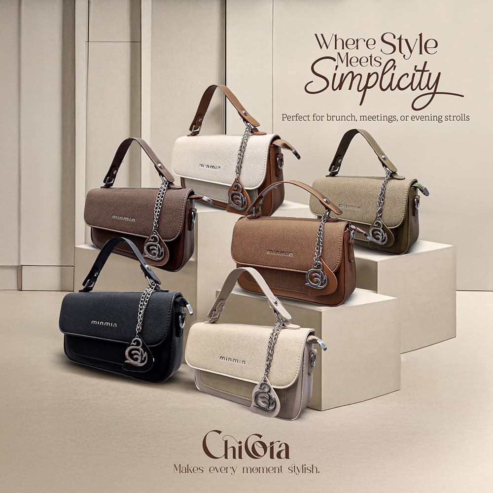 MinMin Elegant Flap Shoulder Bag - Bag - Store